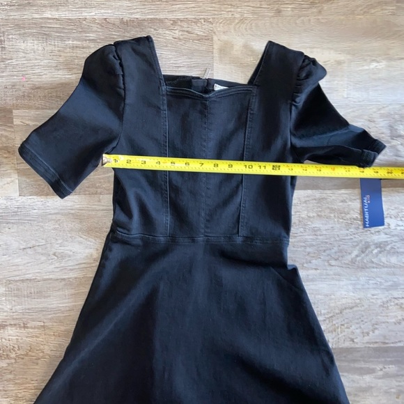 Habitual Kids Puff Sleeve Girls Dress - Black size 14 - Picture 7 of 11